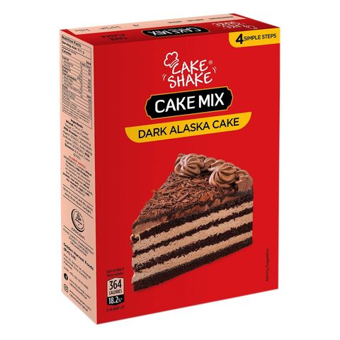Cake Shake Cake Mix Dark Alaska Cake Box 500g