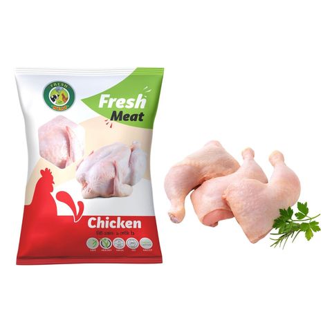 Fresh Meat Broiler Chicken Whole Leg With Skin 4-6 Pieces 1kg ± 10g