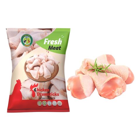 Fresh Meat Broiler Chicken Drumstick With Skin 5-7 Pieces 500g ± 5g