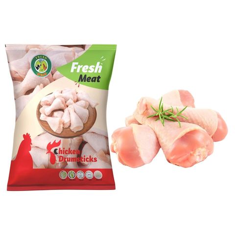 Fresh Meat Broiler Chicken Drumstick Without Skin 12-14 Pieces 1kg ± 10g