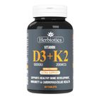 Herbiotics Vitamin D3 + K2 60 Tablets