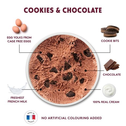 Haagen-Dazs Cookies & Chocolate Ice Cream (Frozen) 420ml