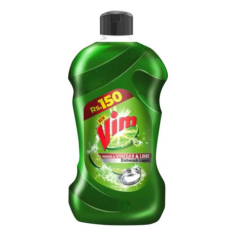Vim Vinegar & Lime Dishwash Liquid 250ml