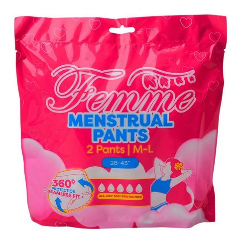 Femme Menstrual Pants (M-L) 2 Pieces