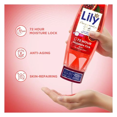 Lily Pomegranate Crush Body Wash 500ml