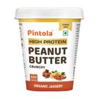 Pintola High Protein Peanut Butter Crunchy Organic Jaggery 510g