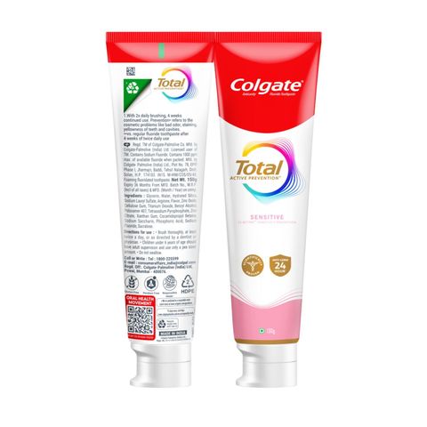 Buy Colgate Total Sensitive Toothpaste 150g & Get Toothbrush 1 Piece