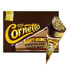 Wall's Cornetto Soft Disc Chocolate Hazelnut Multipack 3 x 108ml
