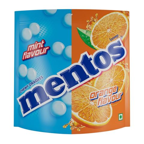 Mentos Mint & Orange Flavor Lozenge 108g