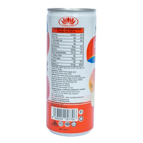 Jussvina Apple Juice With Pulp 230ml