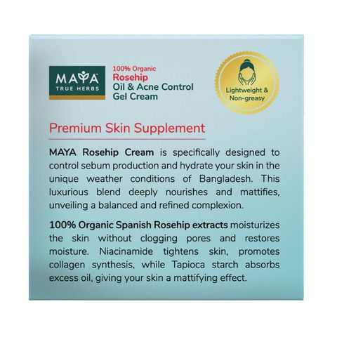 Maya Rosehip Oil & Acne Control Gel Cream 50ml