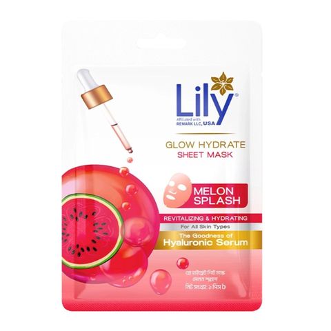 Lily Glow Hydrate Sheet Mask Melon Splash 1piece
