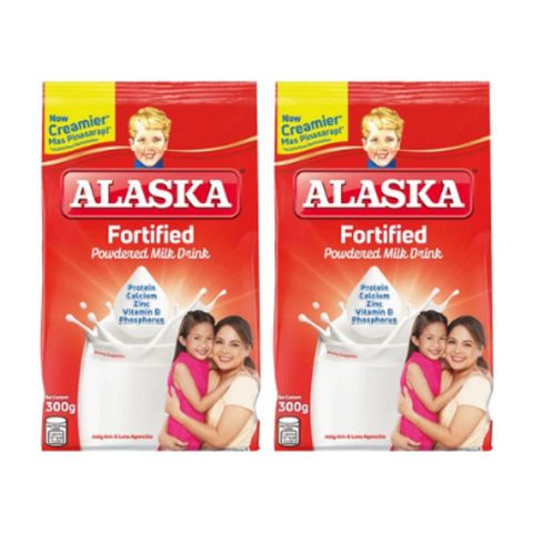 Alaska Fortified Powdered Milk Drink (Save P30) 2 x 300g