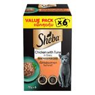 Sheba Pouch Value Pack Chicken with Tuna 6 x 70g