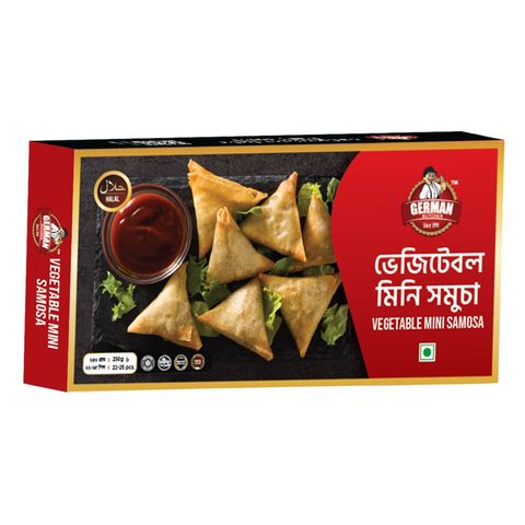 German Butcher Vegetable Mini Samosa 22-25 Pieces 250g