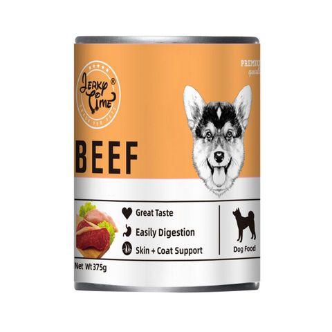 Jerky Time Dog Food Beef & Vegetables with Real Meat 375g
