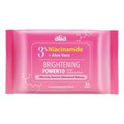 Alia Niacinamide Glycolic Acid Aloe Vera Makeup Remover Cleansing Wipes 30 Pieces | 1016363