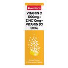 Kordel's Effervescent Vitamin C 1000mg + Zinc 10mg +Vitamin D3 500IU 10 Pieces | 1014028