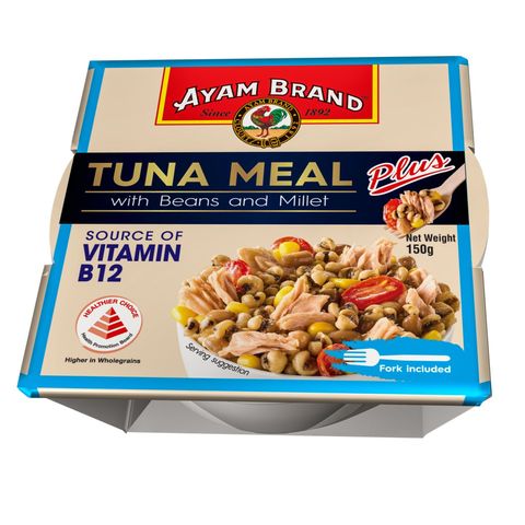 Ayam Brand Tuna Meal Plus with Beans and Millet 150g