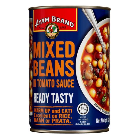 Ayam Brand Mixed Beans in Tomato Sauce 425g
