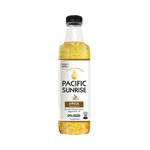 Pacific Sunrise Garlic Flavored Vegetable Oil PET 500ml