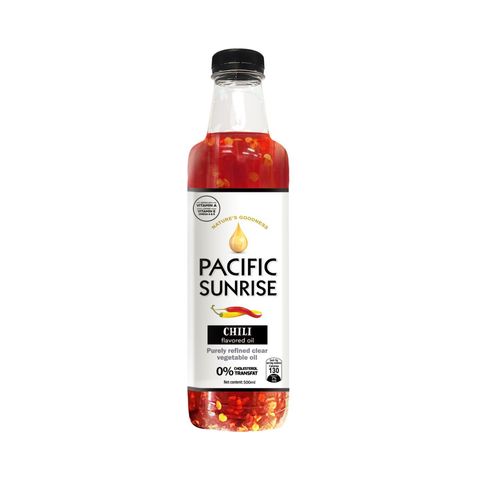 Pacific Sunrise Chili Flavored Vegetable Oil PET 500ml