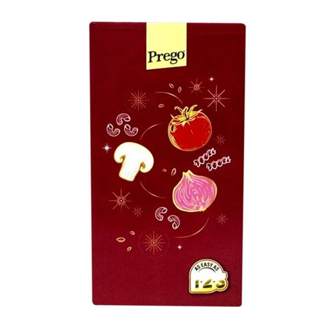 Prego Tomato Pasta Sauce (Mushroom Jar Twin Pack 2 x 350g + Free Prego Macaroni 500g) 1 Set