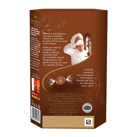 Lindt Lindor Cornet Hazelnut Chocolate 200g