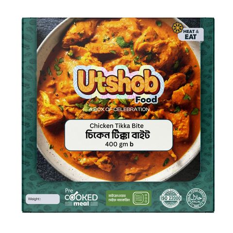Utshob Chicken Tikka Bite Cooked 400g