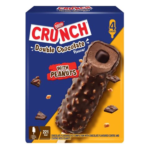 Nestle Crunch Double Chocolate Multipack 4 x 70ml