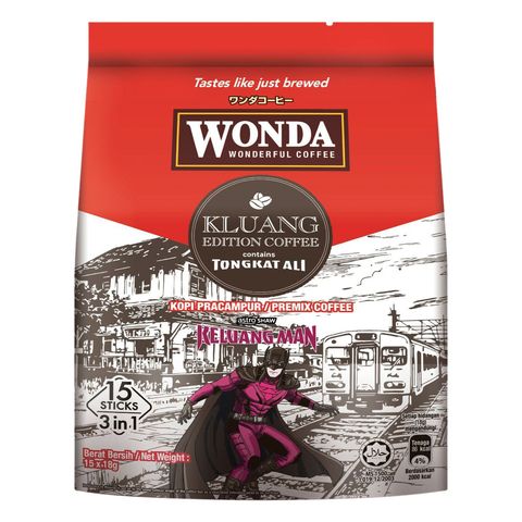 Wonda Kluang Edition 3 in 1 Coffee 15 x 18g
