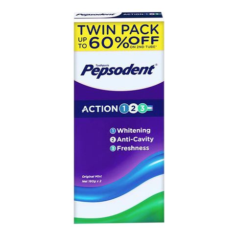 Pepsodent Action 123 2 x 180g