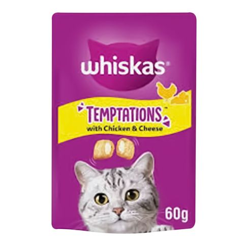 Whiskas Temptations with Chicken & Cheese 60g