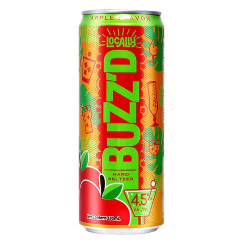 Locally Buzz'd Apple 330ml