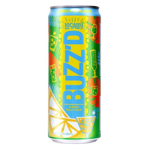 Locally Buzz'd Lemon 330ml