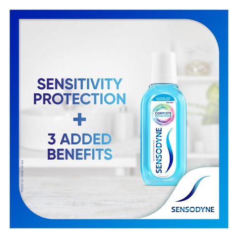 Buy Sensodyne Complete Protection Mouthwash 250ml & Get Free Sensodyne Daily Protection 20g