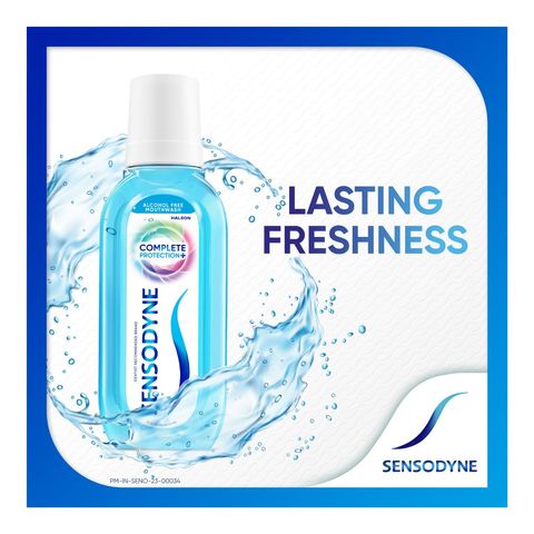 Buy Sensodyne Complete Protection Mouthwash 250ml & Get Free Sensodyne Daily Protection 20g