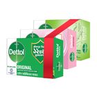Dettol Bathing Soap Proskin Pack of 3 Original Fresh & Aloe Vera 75g