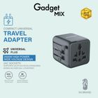 Gadget Mix (TR-12) Diginut Mini Universal Travel Adapter Black 1 Unit