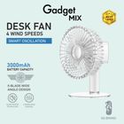 Gadget Mix (CL-65) Diginut Transparent Desk Fan White 1 Unit