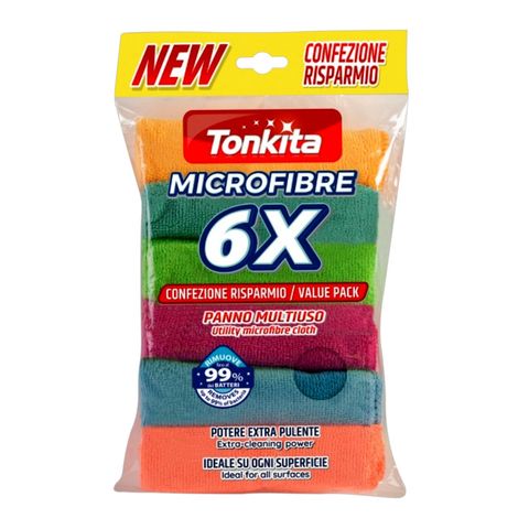 Tonkita Arix Microfibre Cloth 6 Pieces