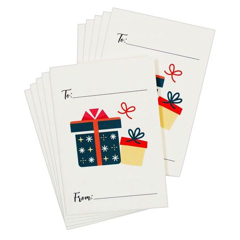 Best Buy Gift Tag Flat Sheet Christmas Gifts 10 Pieces