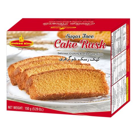 United King Cake Rusk Sugar Free 150g
