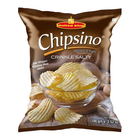 Chipsino Crinkle Salty Potato Chips Budget Pack