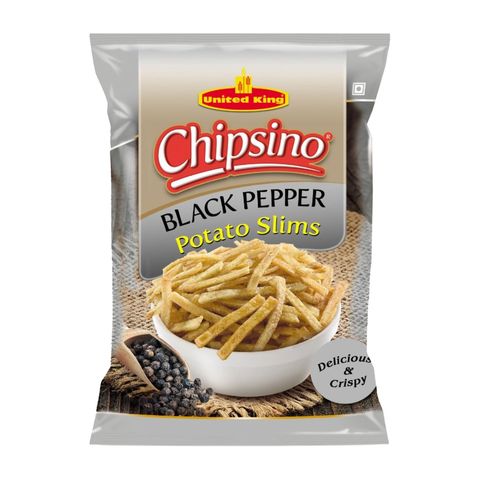 Chipsino Black Pepper Potato Slims Pocket Pack 1 Unit