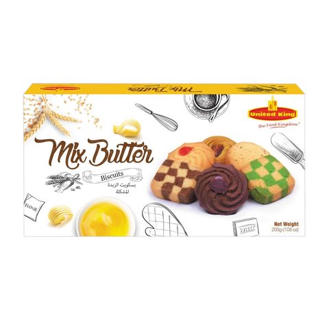 The Food Kingdom Mix Butter Biscuits 200g