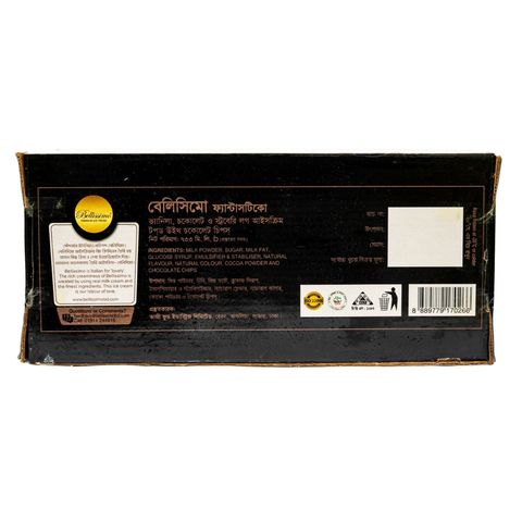 Bellissimo Fantastico Premium Ice Cream 733ml