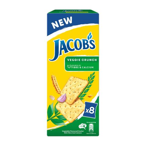 Jacob's Savoury Crackers Veggie Crunch 172g