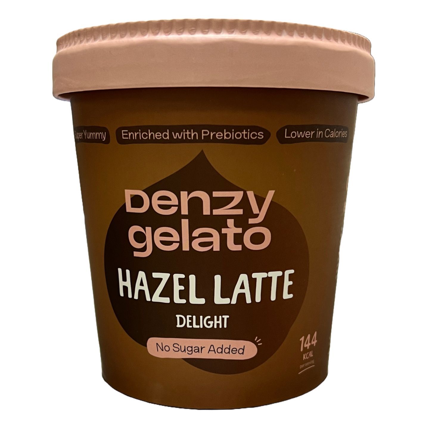 Order Denzy Gelato No Sugar Added Hazel Latte Delight 473ml from
