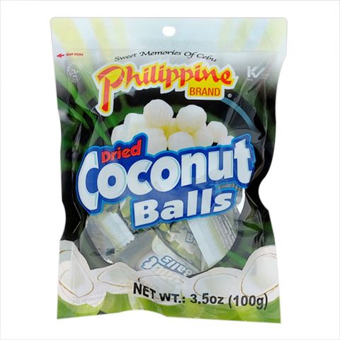Philippine Brand Dried Coconut Balls 100g